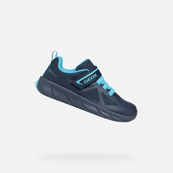 GEOX Тъмносини кецове Geox Foot-run за момчета