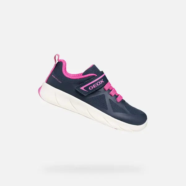 GEOX Тъмносини кецове Geox Foot-run за момичета