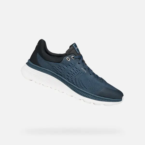 GEOX Тъмносини мъжки маратонки Geox Spherica Actif X1