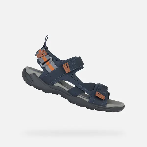 GEOX Тъмносини мъжки сандали Geox Terreno + Grip
