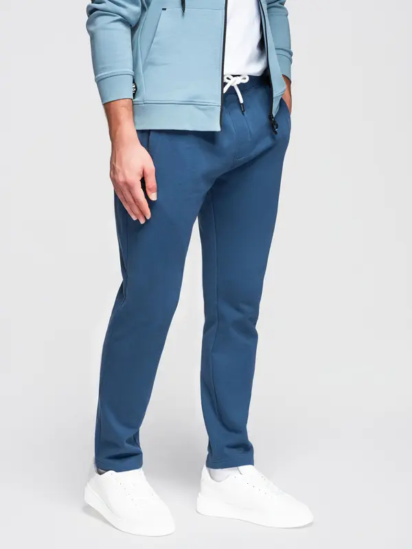Ombre Тъмносини мъжки спортни панталони Ombre BASIC