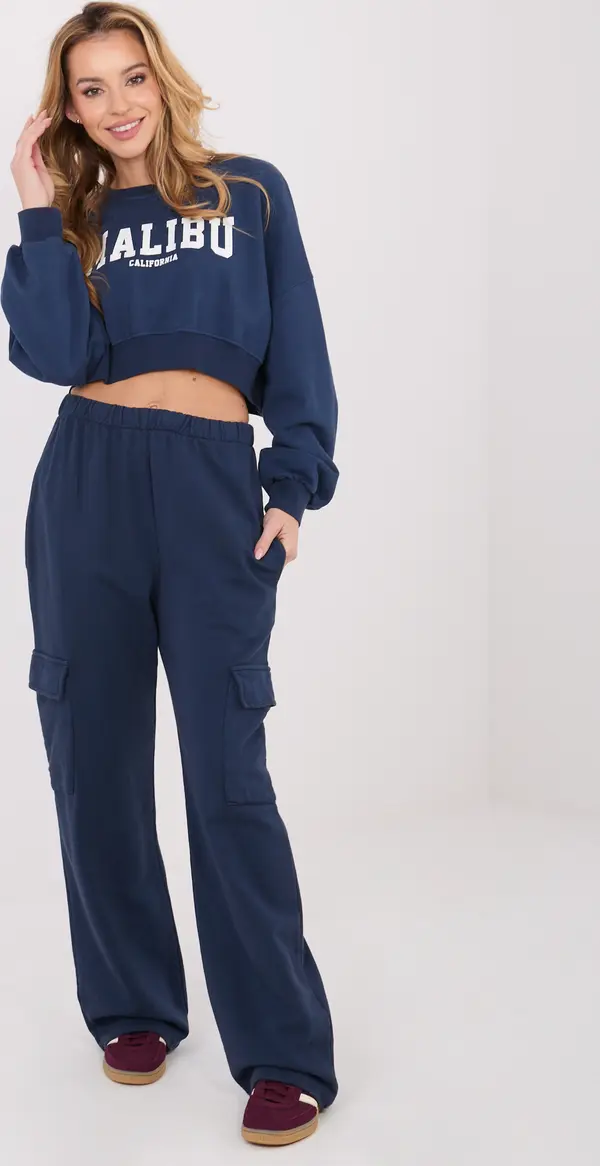 Factory Price Тъмносини панталони с джобове