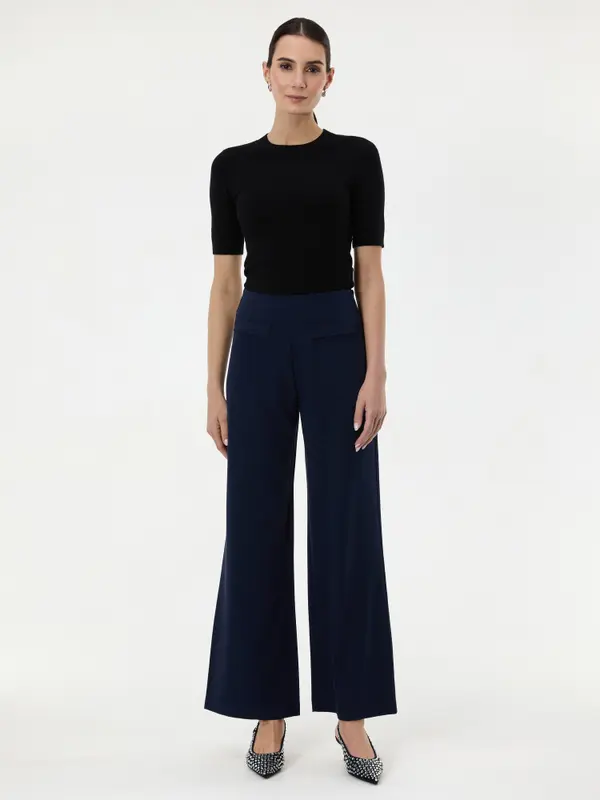 Orsay Тъмносини прави панталони ORSAY