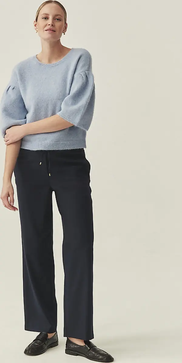 Tatuum Тъмносини широки панталони Cortone Tatuum