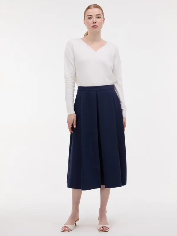 Orsay Тъмносиня миди пола ORSAY