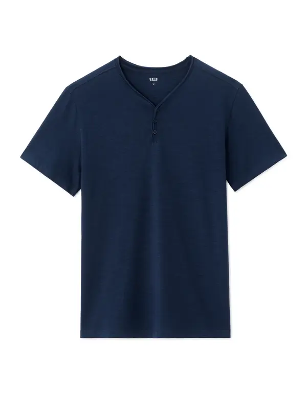 Celio Тъмносиня тениска Celio Meslico
