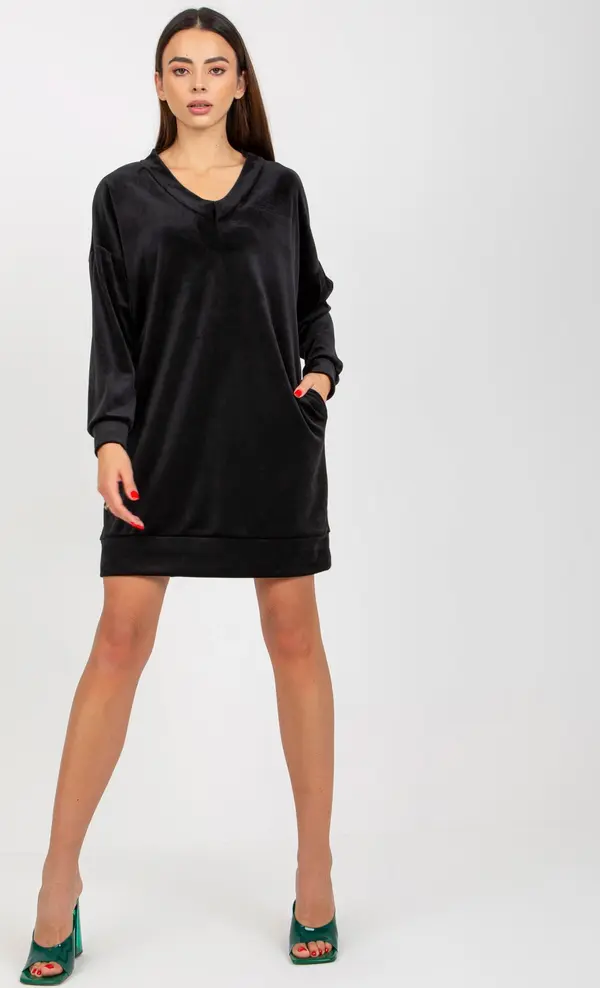RUE PARIS Tunic-RP-TU-8189.75P-Black