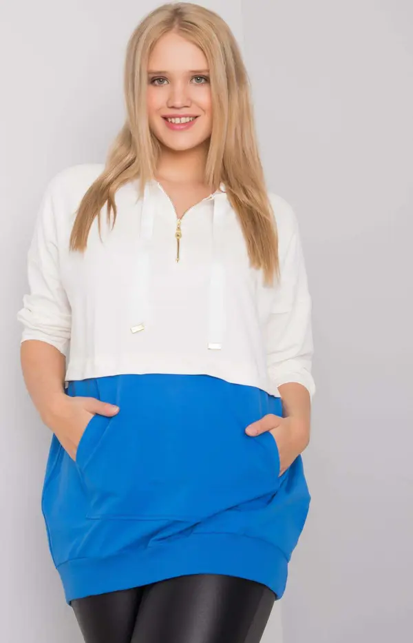 RELEVANCE Tunic-RV-TU-6851.28-White-Blue