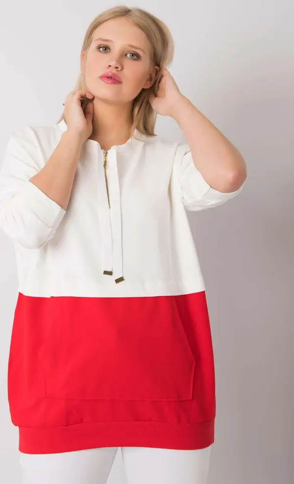 RELEVANCE Tunic-RV-TU-6851.28-white-red