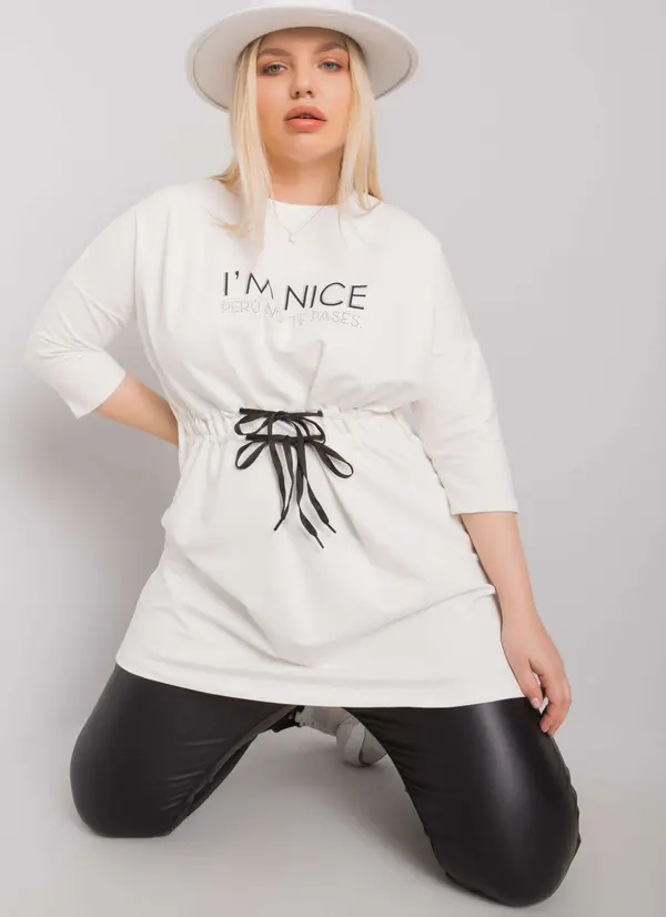 RELEVANCE Tunic-RV-TU-7033.84P-ecru