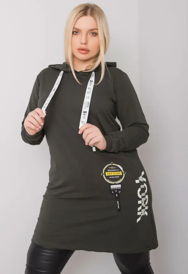 RELEVANCE Tunic-RV-TU-7221.80P-Dark Khaki