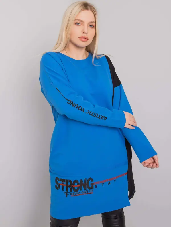 RELEVANCE Tunic-RV-TU-7222.80P-Dark Blue