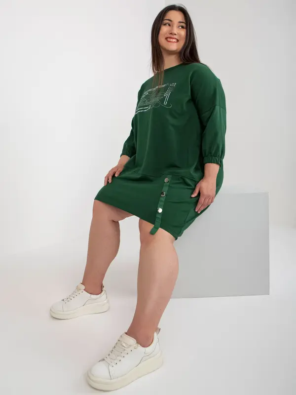 RELEVANCE Tunic-RV-TU-7505.15-dark green