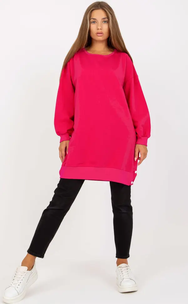 RUE PARIS Tunic-RV-TU-8062.19P-Fuchsia