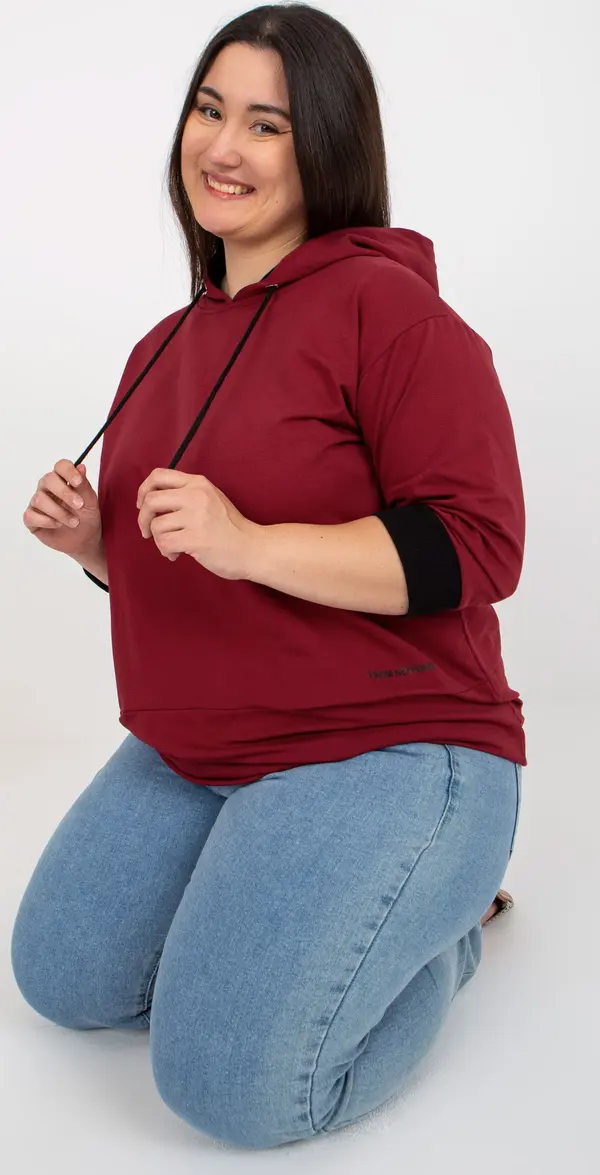 RELEVANCE Tunic-RV-TU-8241.54P-burgundy