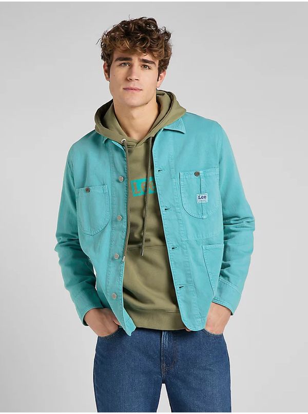 Lee Turquoise Men's Lightweight Shirt Jacket Lee - Men