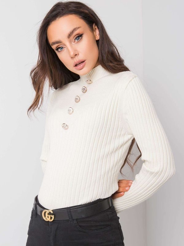 Fashionhunters Turtleneck Ecru Scarlett RUE PARIS
