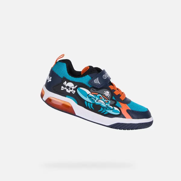 GEOX Тюркоазени момчешки маратонки Geox Inek