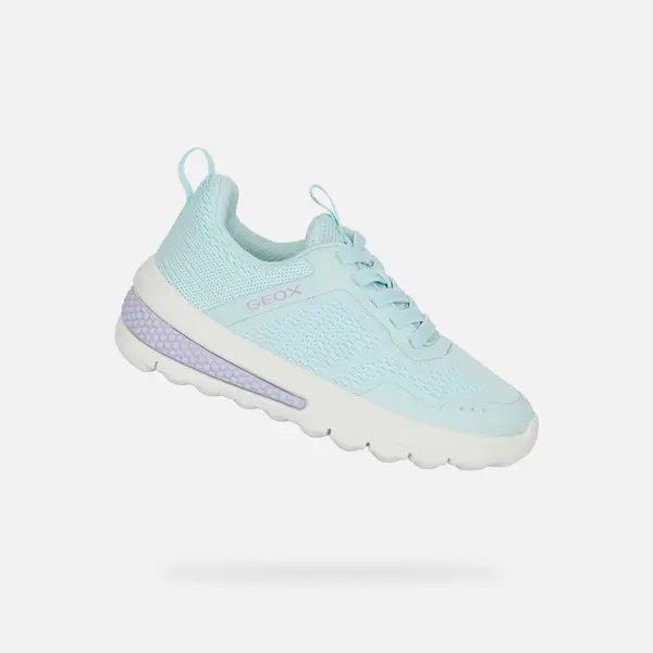 GEOX Тюркоазени момичешки маратонки Geox Activart