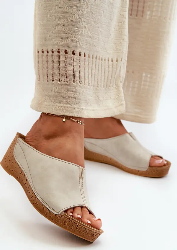 Inblu Удобни дамски сандали на клин Inblu