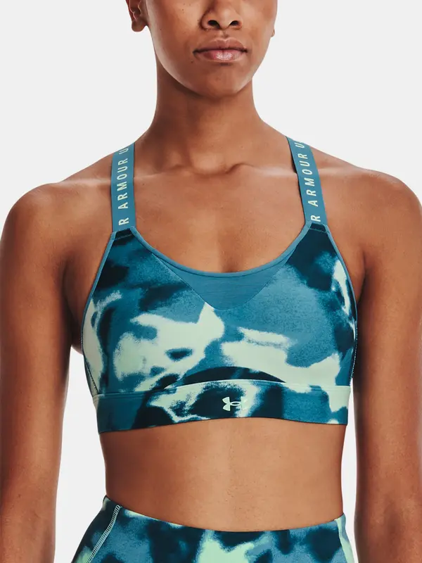 Under Armour Under Armour Bra UA Infinity High Print Bra-GRN - Women