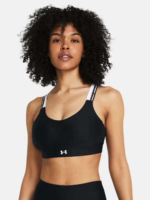 Under Armour Under Armour Bra UA Infinity Mid 2.0 Rib Bra-BLK - Women