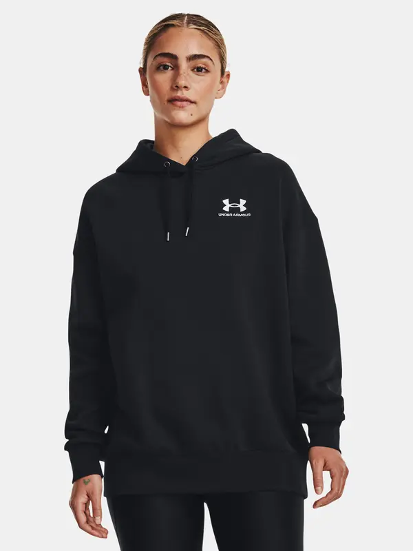 Under Armour Under Armour Essential Flc OS Hoodie-BLK - Women