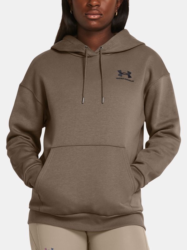 Under Armour Under Armour Essential Fleece Hoodie-BRN - Women