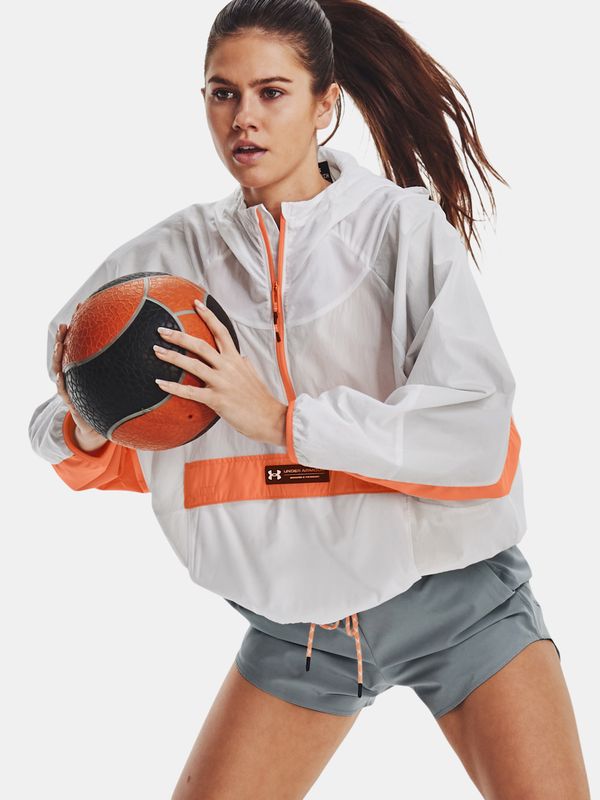 Under Armour Under Armour Jacket Rush Woven Anorak-WHT - Women