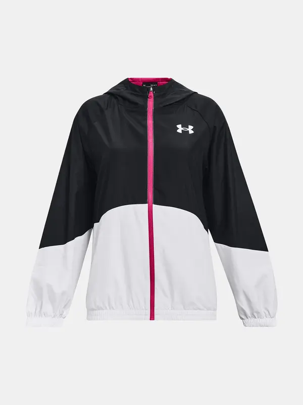 Under Armour Under Armour Jacket Woven FZ Jacket-BLK - Girls