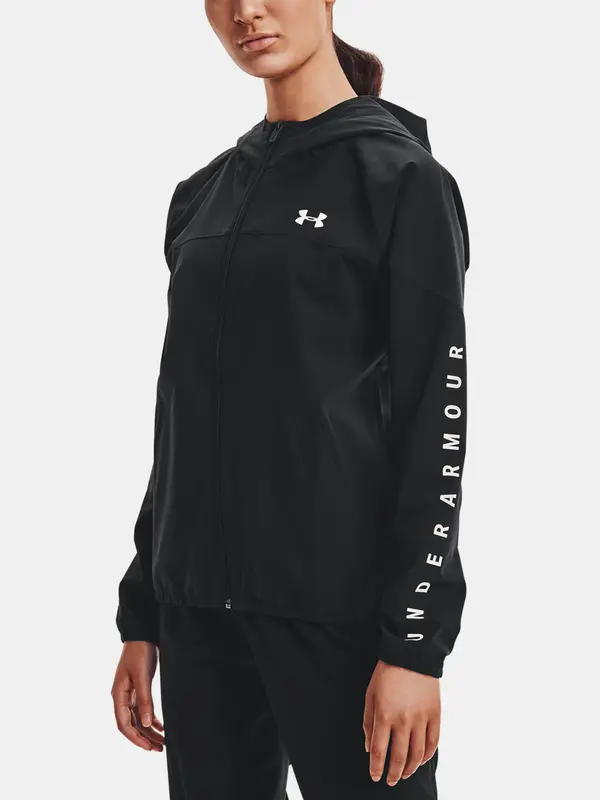 Under Armour Under Armour Jacket Woven Hooded Jacket-BLK - Women's