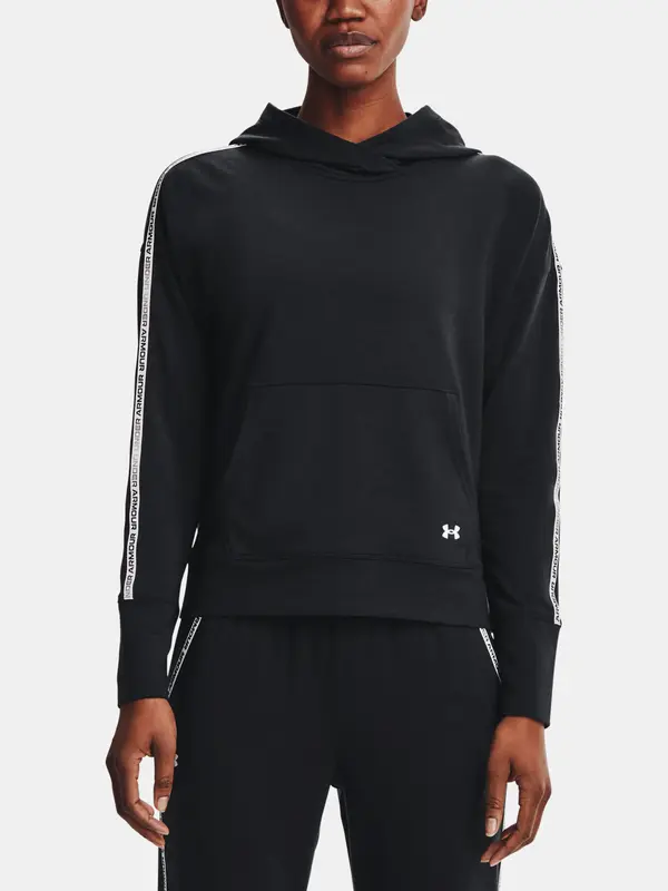 Under Armour Under Armour MIkina Rival Terry Taped Hoodie-BLK - Women's