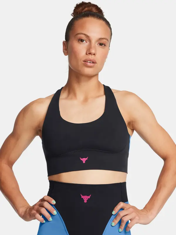 Under Armour Under Armour Project Rock LG Grind Sportlette Black Women's Sports Bra