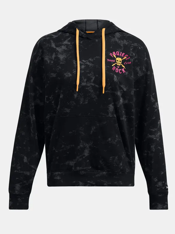 Under Armour Under Armour Project Rock Terry Underground Hoodie Black Women's Patterned Hoodie