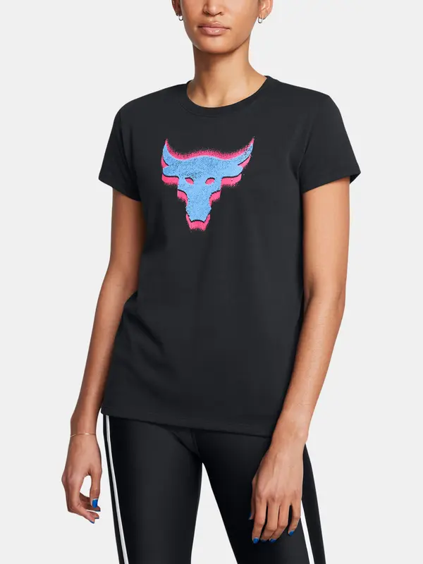 Under Armour Under Armour Project Rock W Underground Core Black Women's Sports T-Shirt