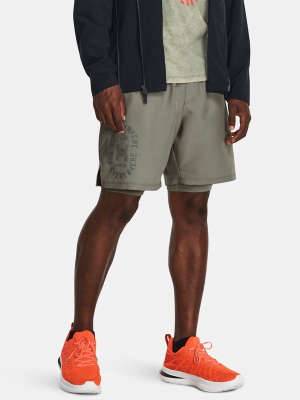 Under Armour Under Armour Shorts RUN ANYWHERE SHORT-GRN - Men