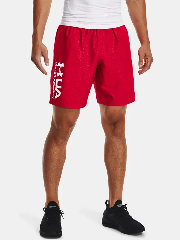 Under Armour Under Armour Shorts UA Woven Emboss Shorts-RED - Mens
