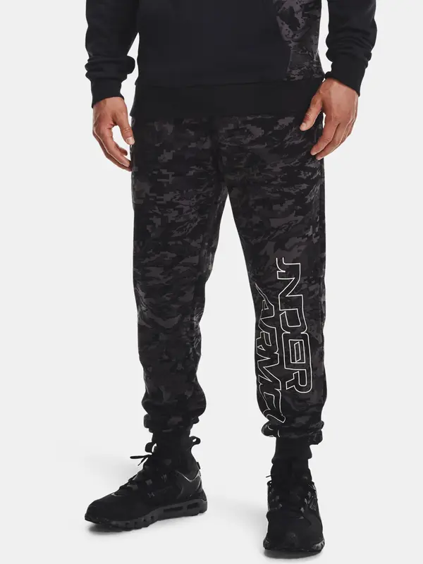 Under Armour Under Armour Sweatpants RIVAL FLC CAMO SCRIPT JGR-BLK - Men's