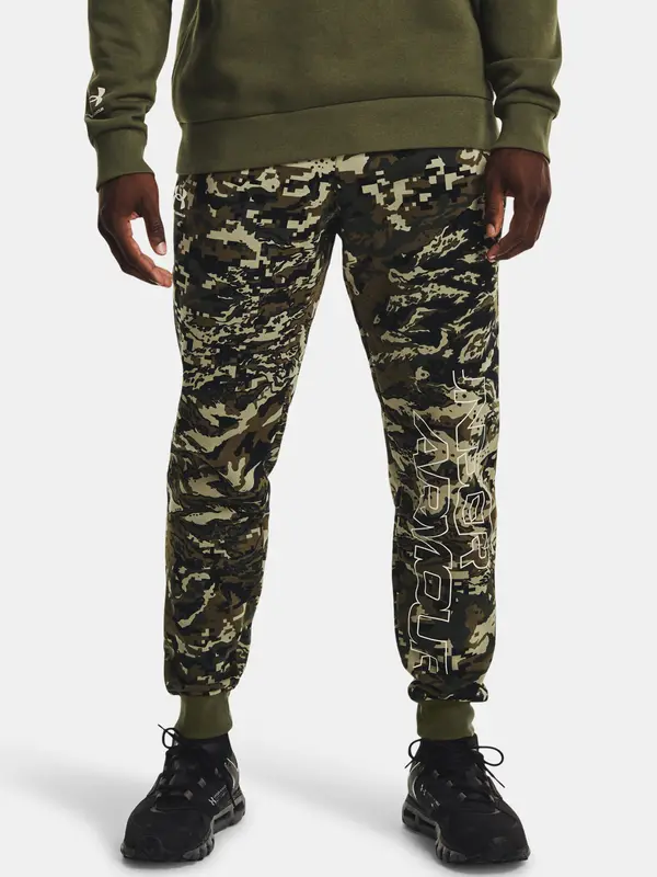 Under Armour Under Armour Sweatpants UA RIVAL FLC CAMO SCRIPT JGR-GRN - Men's
