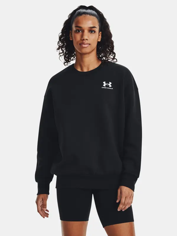 Under Armour Under Armour Sweatshirt Essential Flc OS Crew-BLK - Women