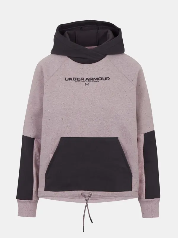 Under Armour Under Armour Sweatshirt Rival + Fleece Hoodie-PNK - Women