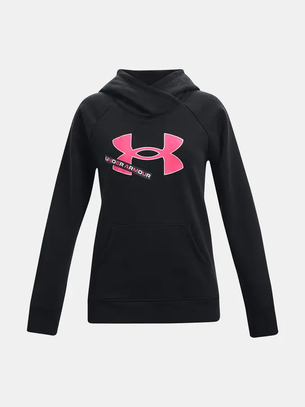 Under Armour Under Armour Sweatshirt Rival Fleece Logo Hoodie-BLK - Girls