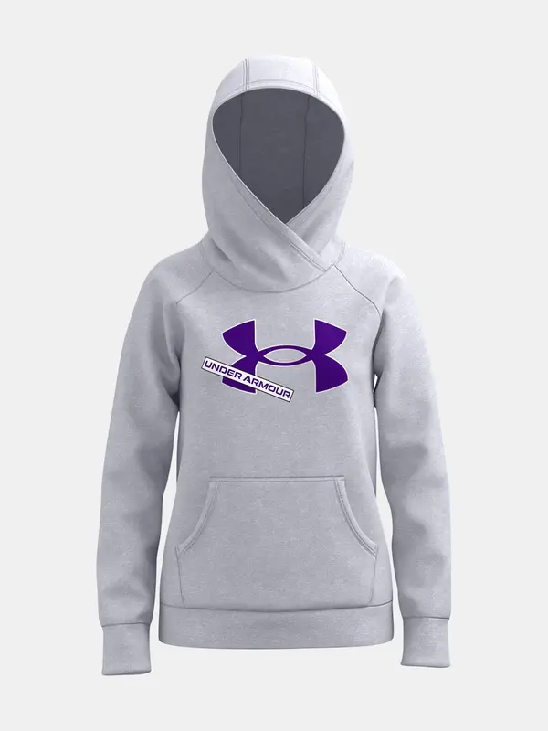 Under Armour Under Armour Sweatshirt Rival Fleece Logo Hoodie-GRY - Girls