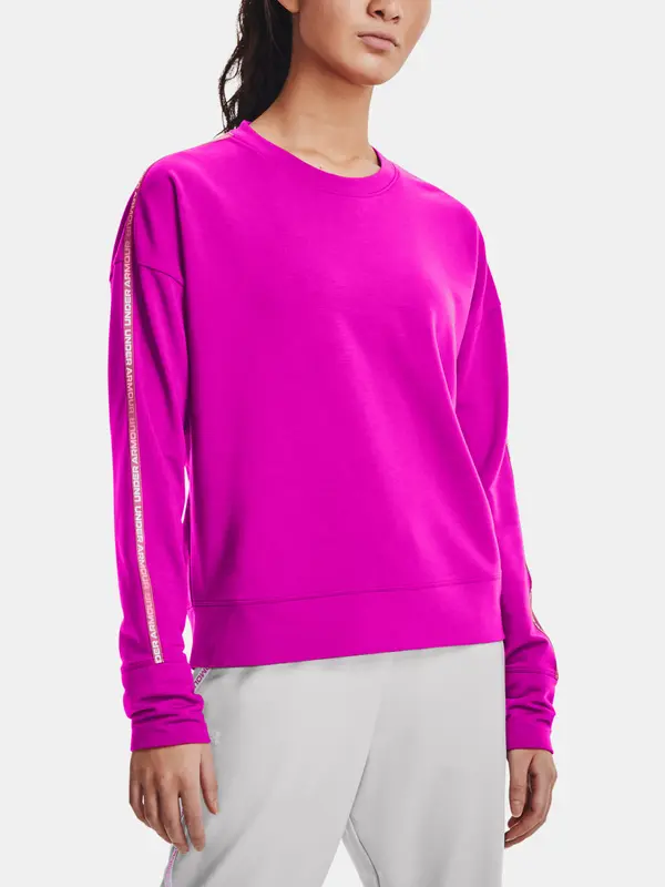 Under Armour Under Armour Sweatshirt Rival Terry Taped Crew-PNK - Women's