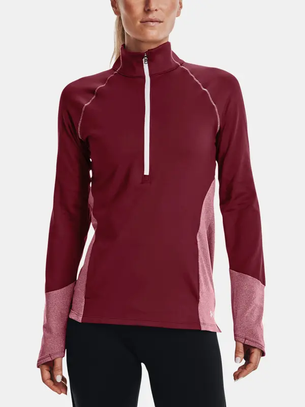 Under Armour Under Armour Sweatshirt UA ColdGear 1/2 Zip-RED - Ladies