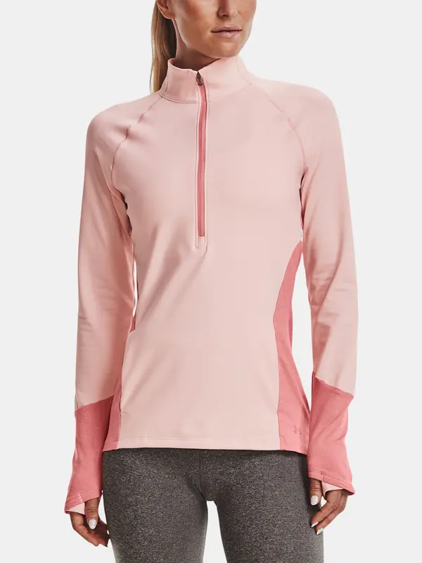 Under Armour Under Armour Sweatshirt UA ColdGear 1/2 Zipper-PNK - Women