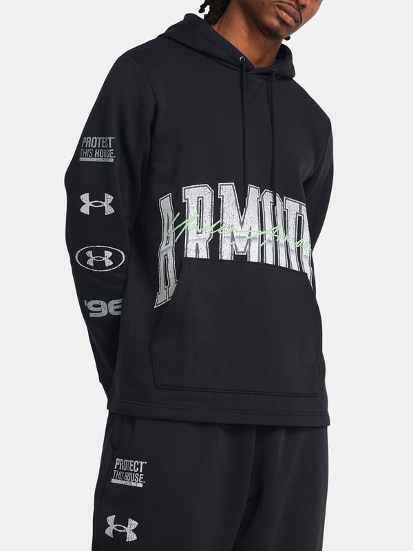 Under Armour Under Armour Sweatshirt UA Essential Flc Nov Hood-BLK - Men's