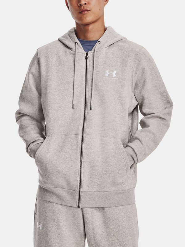 Under Armour Under Armour Sweatshirt UA Essential Fleece FZ Hood-GRY - Men