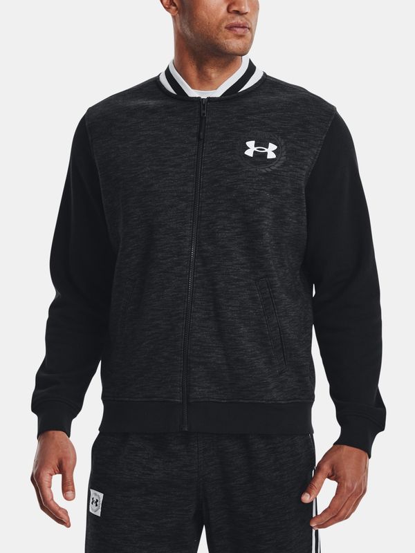 Under Armour Under Armour Sweatshirt UA Essential Heritage Flc FZ-BLK - Mens