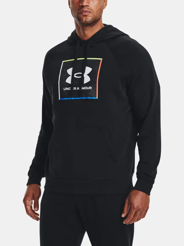 Under Armour Under Armour Sweatshirt UA Rival Flc Graphic Hoodie-BLK - Mens